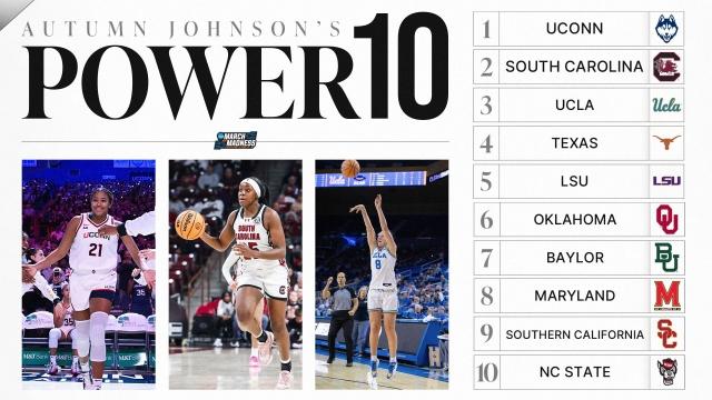 UConn leads the first Power 10 rankings of the 2025-26 women’s basketball season