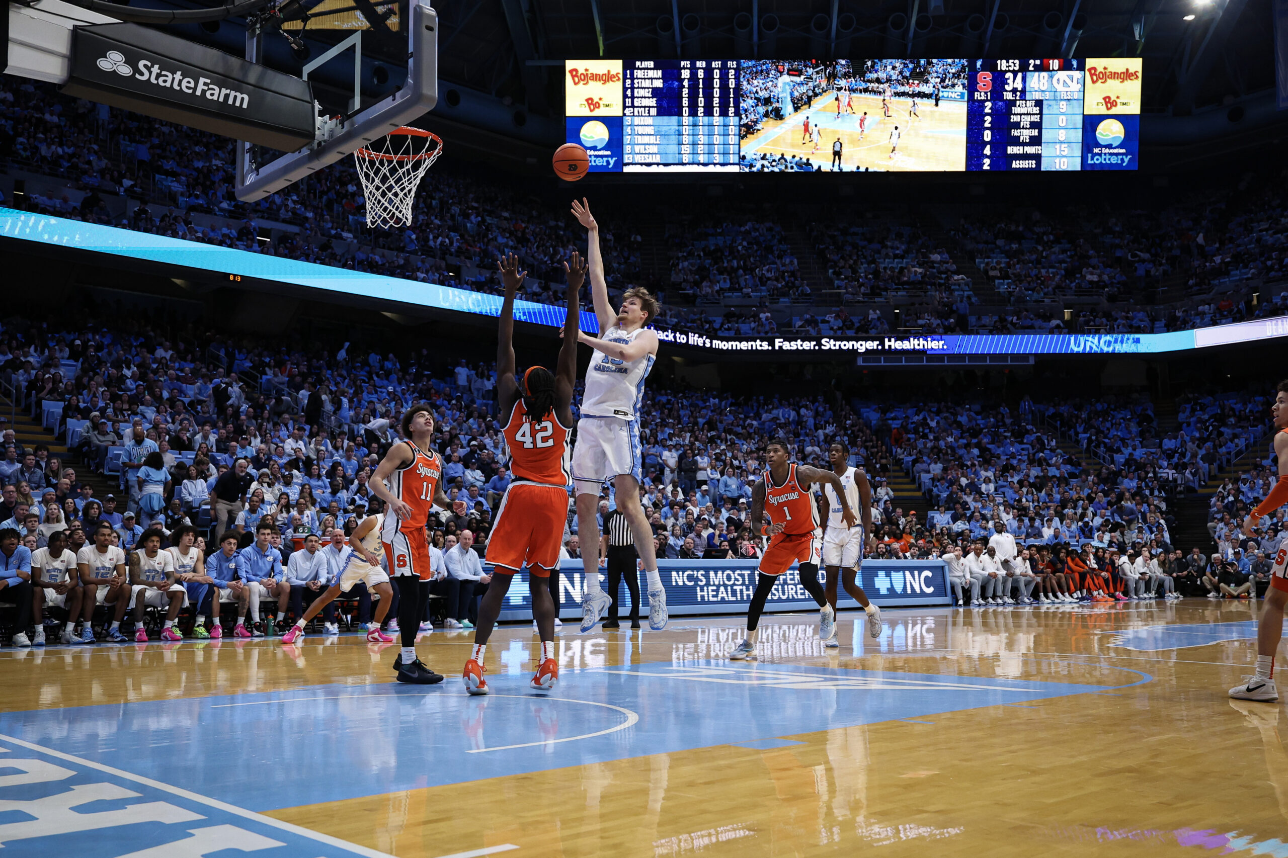 3 takeaways from Syracuse basketball’s 87-77 loss at No. 14 North Carolina
