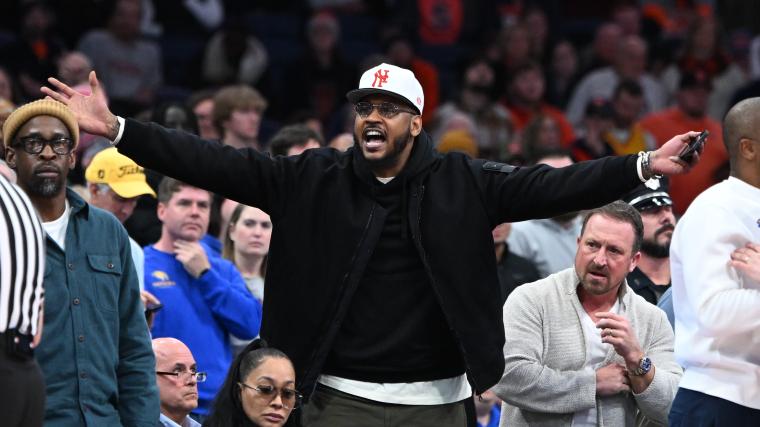 Carmelo Anthony commented on Syracuse benching son Kiyan in loss vs. Virginia