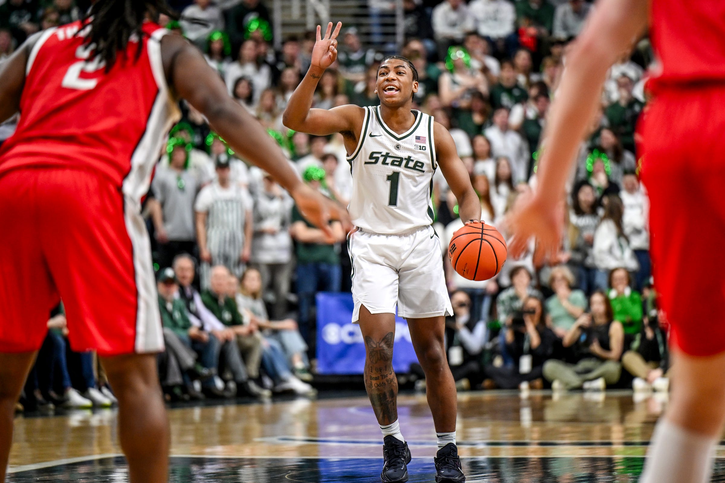 Carson Cooper helps Michigan State survive tough test vs Ohio State