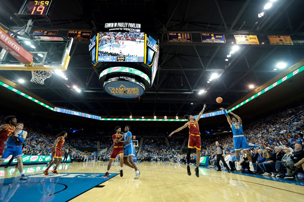 Donovan Dent’s epic heater leads UCLA basketball past USC