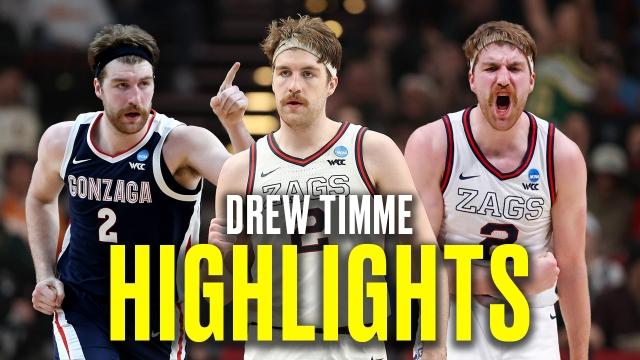 Drew Timme career March Madness highlights (2021-23)