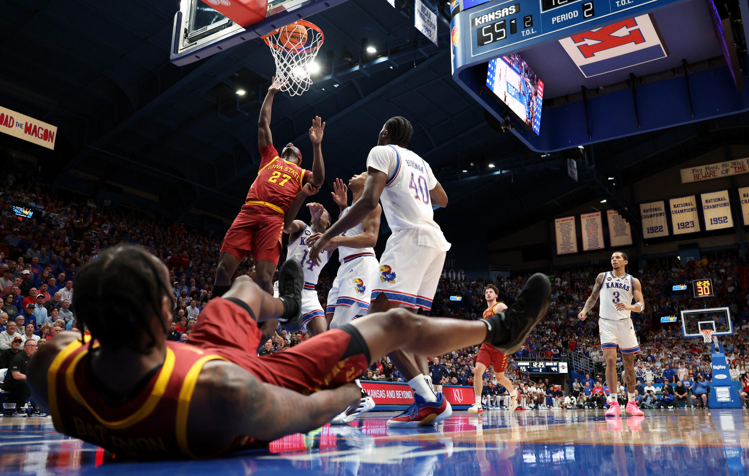 How to watch or listen to No. 9 Iowa State versus Kansas