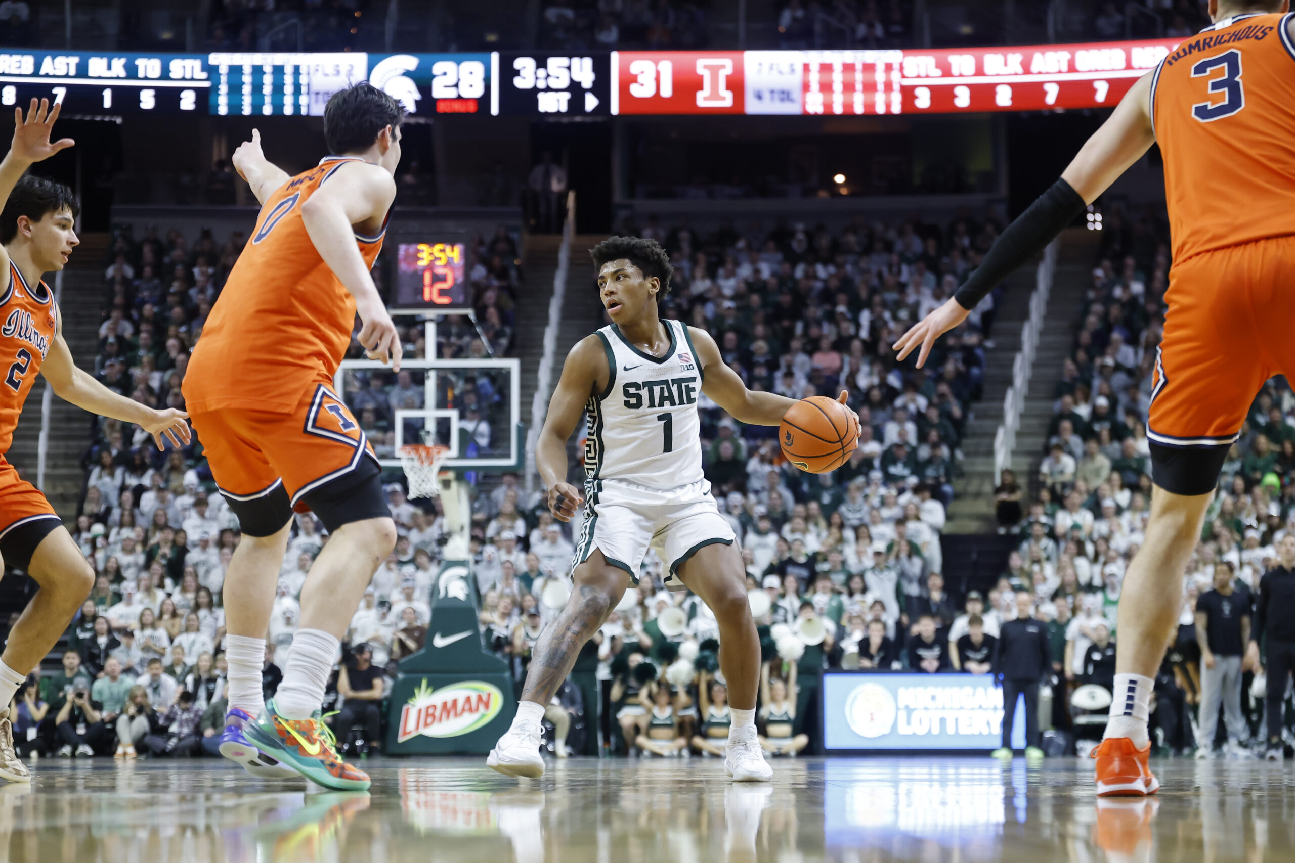 Instant Recap: MSU Gets Back on Track with 85-82 OT win over Illinois