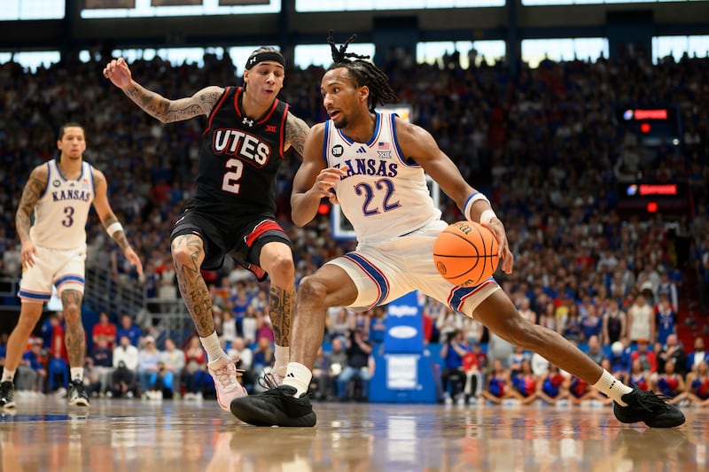‘It’s the little things in these games’: Utah drops its 5th straight in loss at No. 11 Kansas