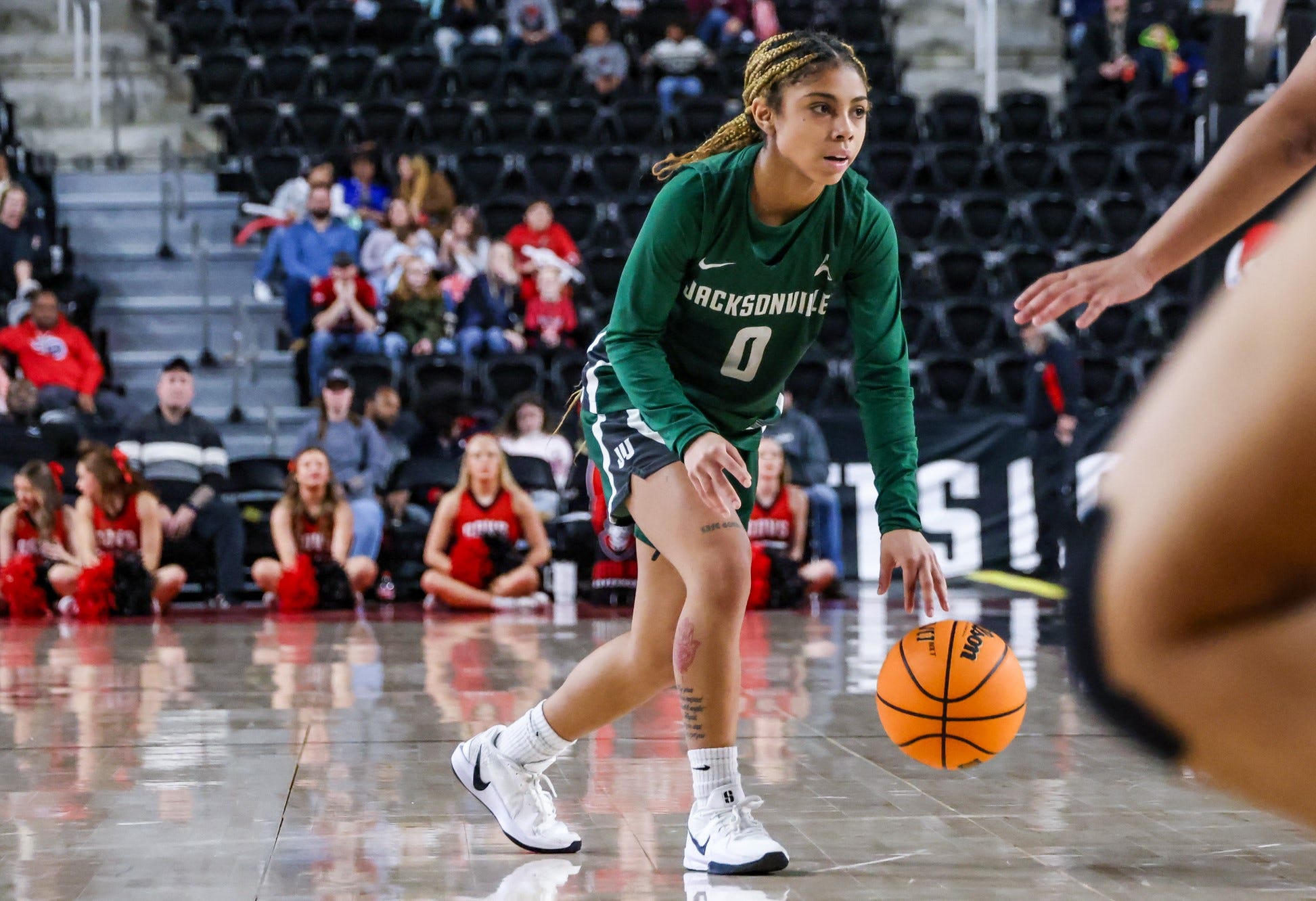 Jacksonville University freshman guard Aniah Smith scored 31 points and had 12 rebounds, nine assists and nine steals in two victories last week for the Dolphins.