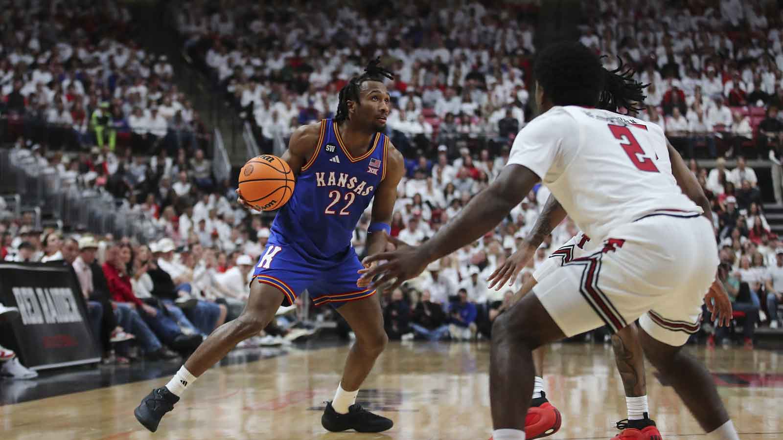 Kansas basketball star Darryn Peterson’s legend grows after hitting daggers vs. Texas Tech
