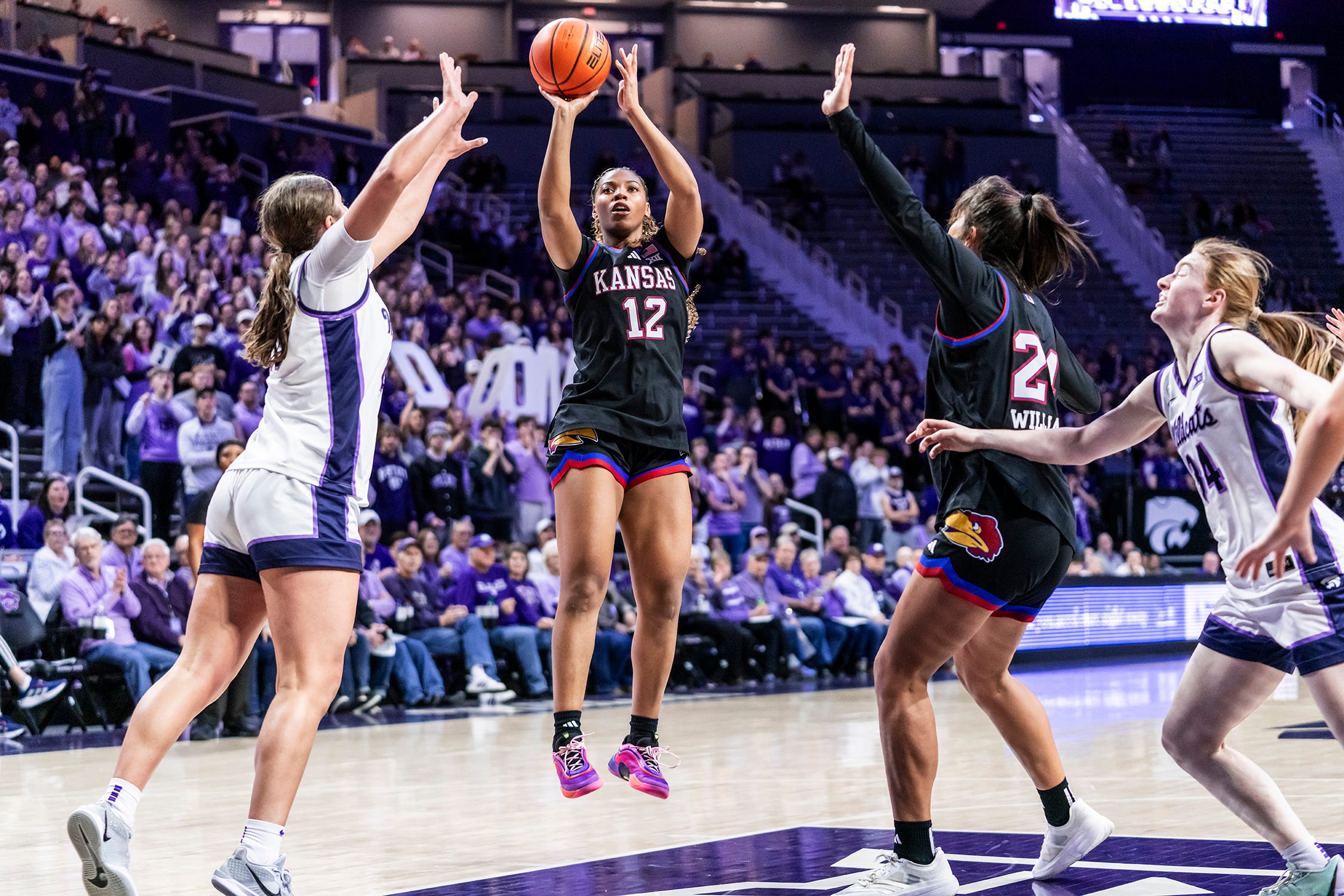 Kansas women’s basketball enjoys regular-season sweep of Kansas State