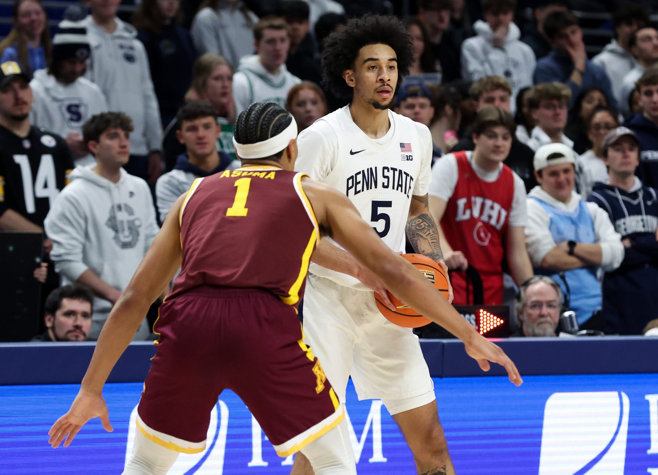 Kayden Mingo's game-winning layup lifts Penn State basketball to first conference win