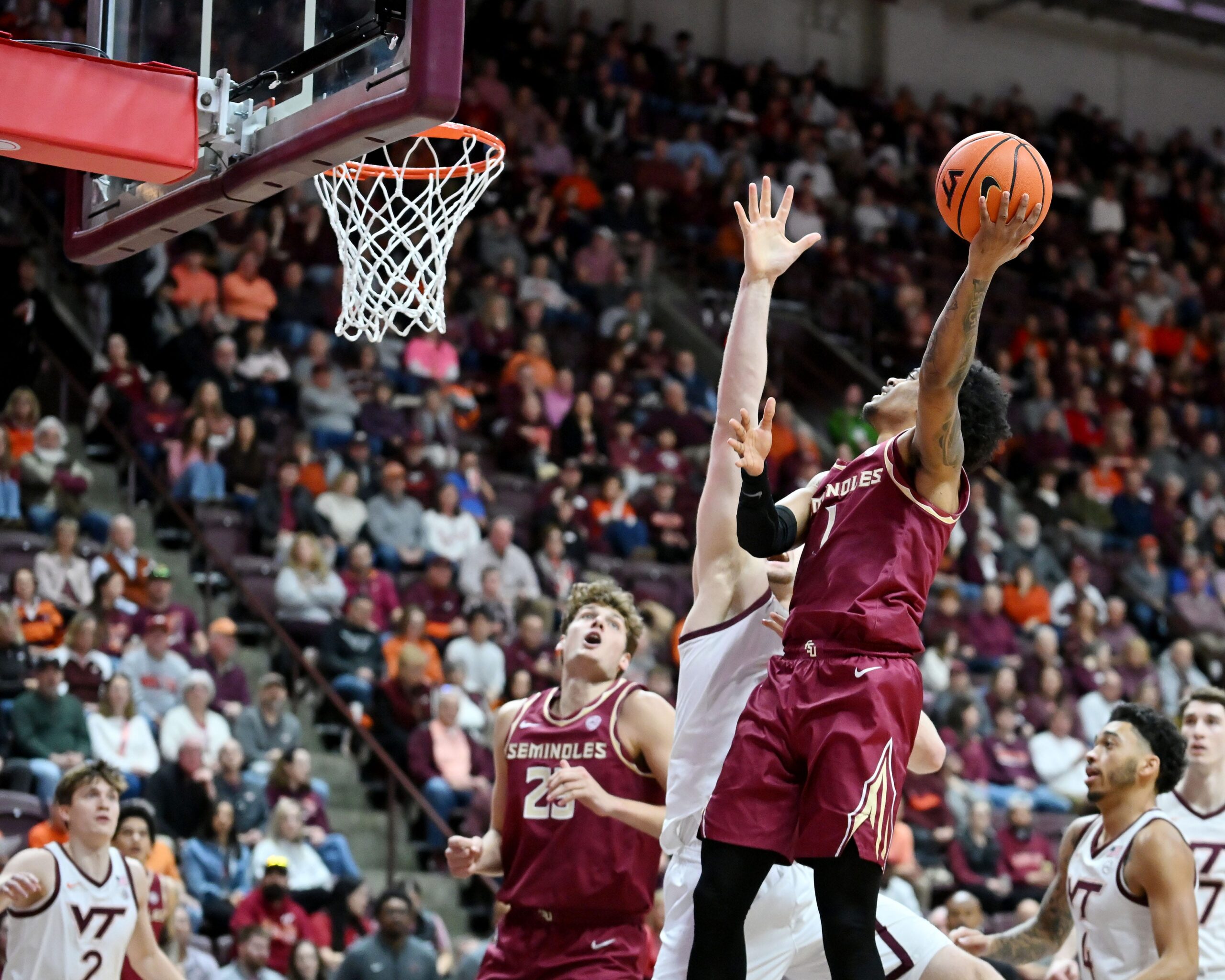 Martin Somerville scores 23 as FSU basketball blow out Virginia Tech, 92-69