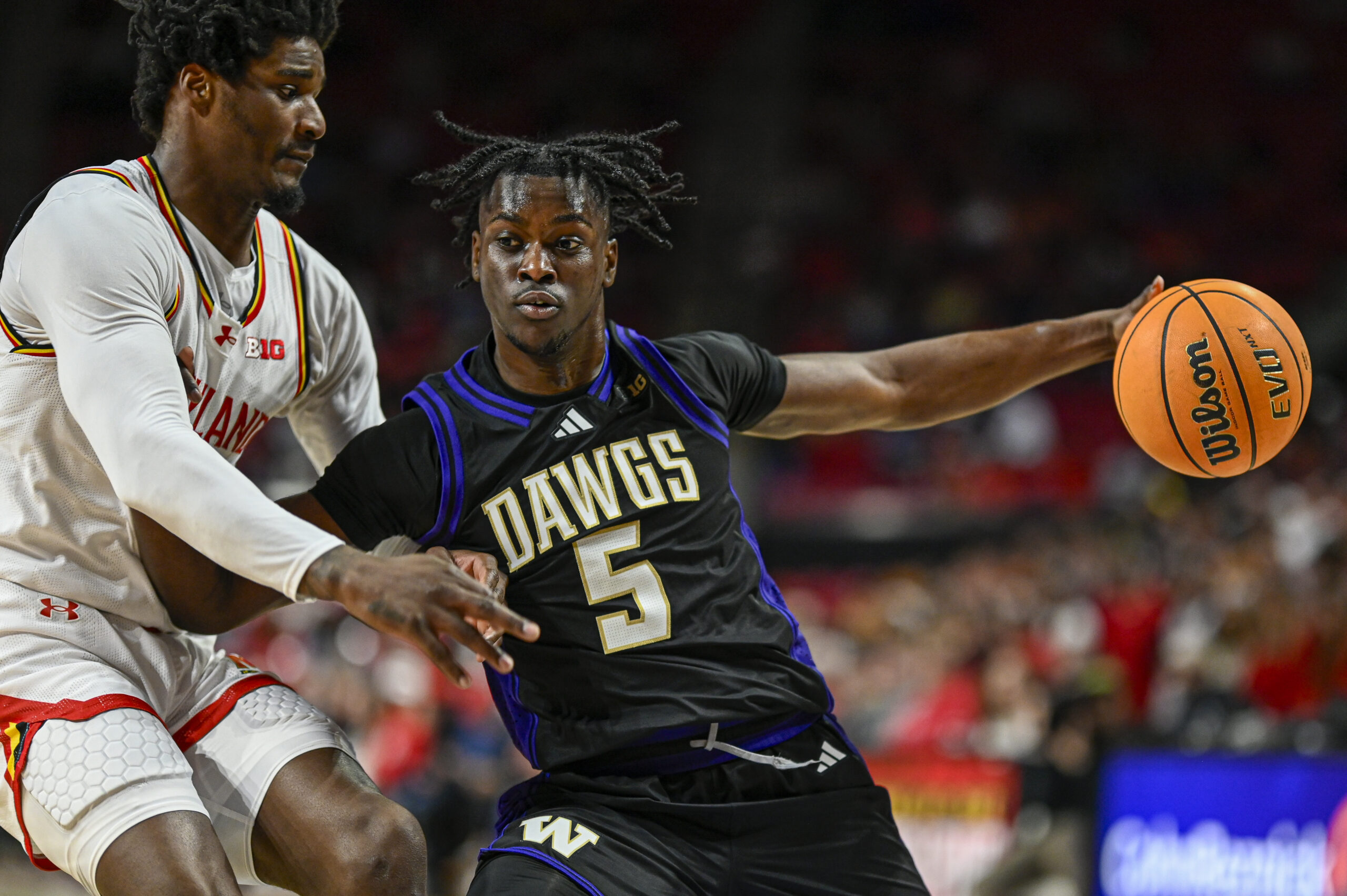 Maryland outlasts Washington 64-60
