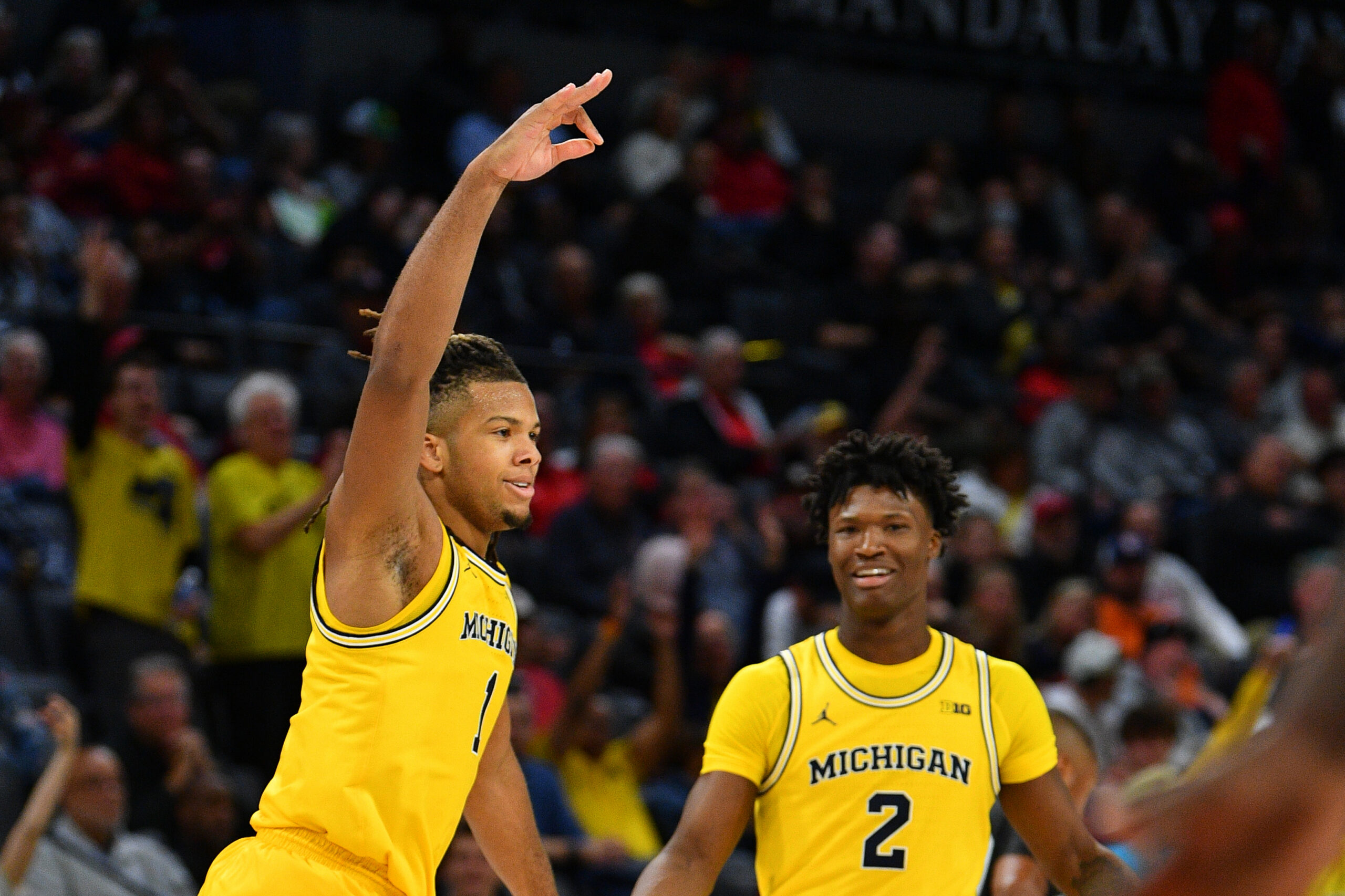 No. 1 Michigan Basketball’s young guards came up clutch at No. 7 Purdue