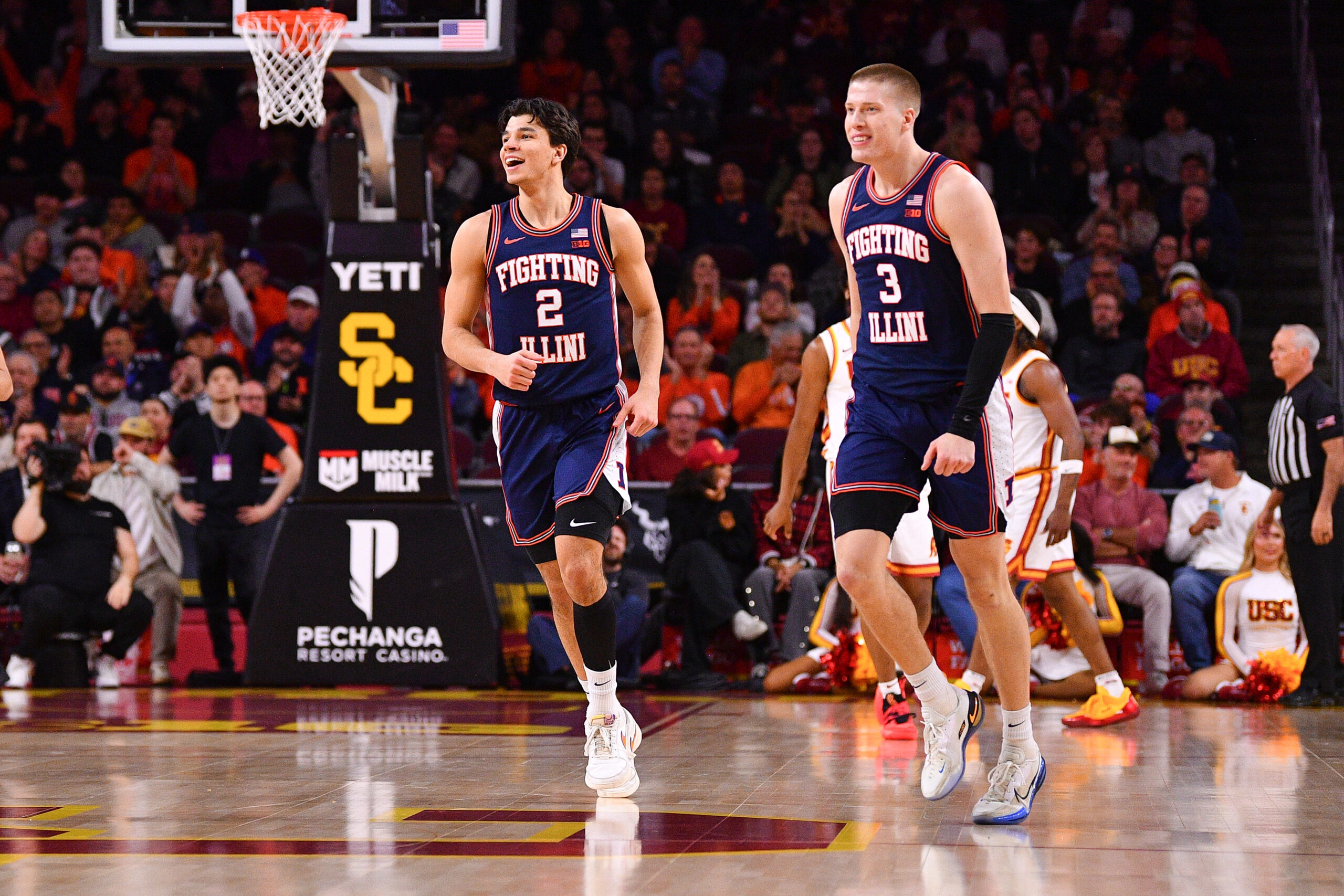 No. 10 Illinois dominates USC from opening tip, earns seventh Big Ten road win