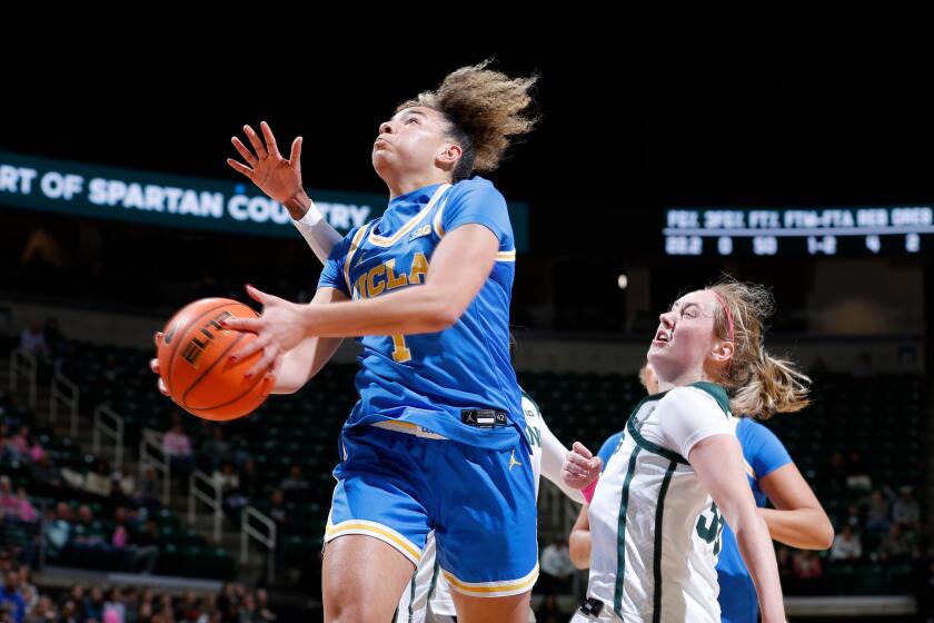 No. 2 UCLA women extend winning streak to 18 games by routing No. 13 Michigan State