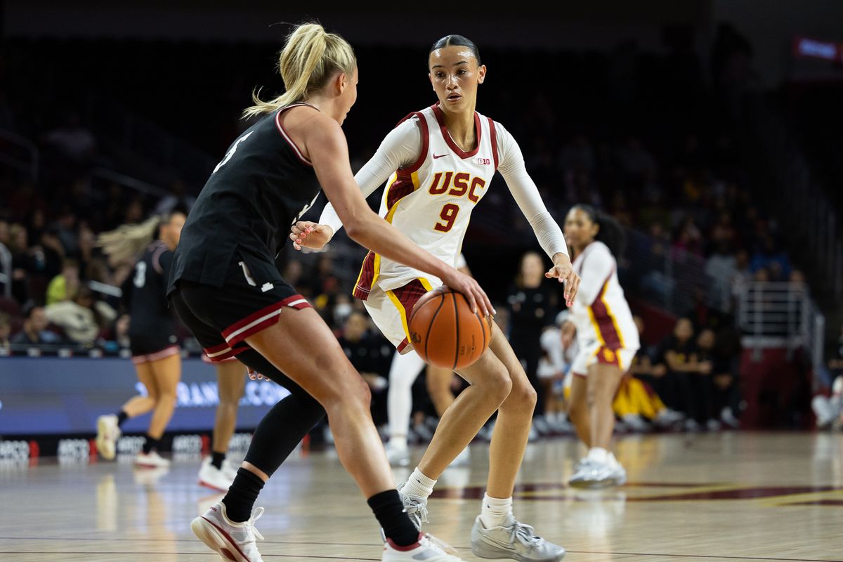 TST Images: The USC Trojans defeat the Indiana Hoosiers, 79-73, at Galen Center