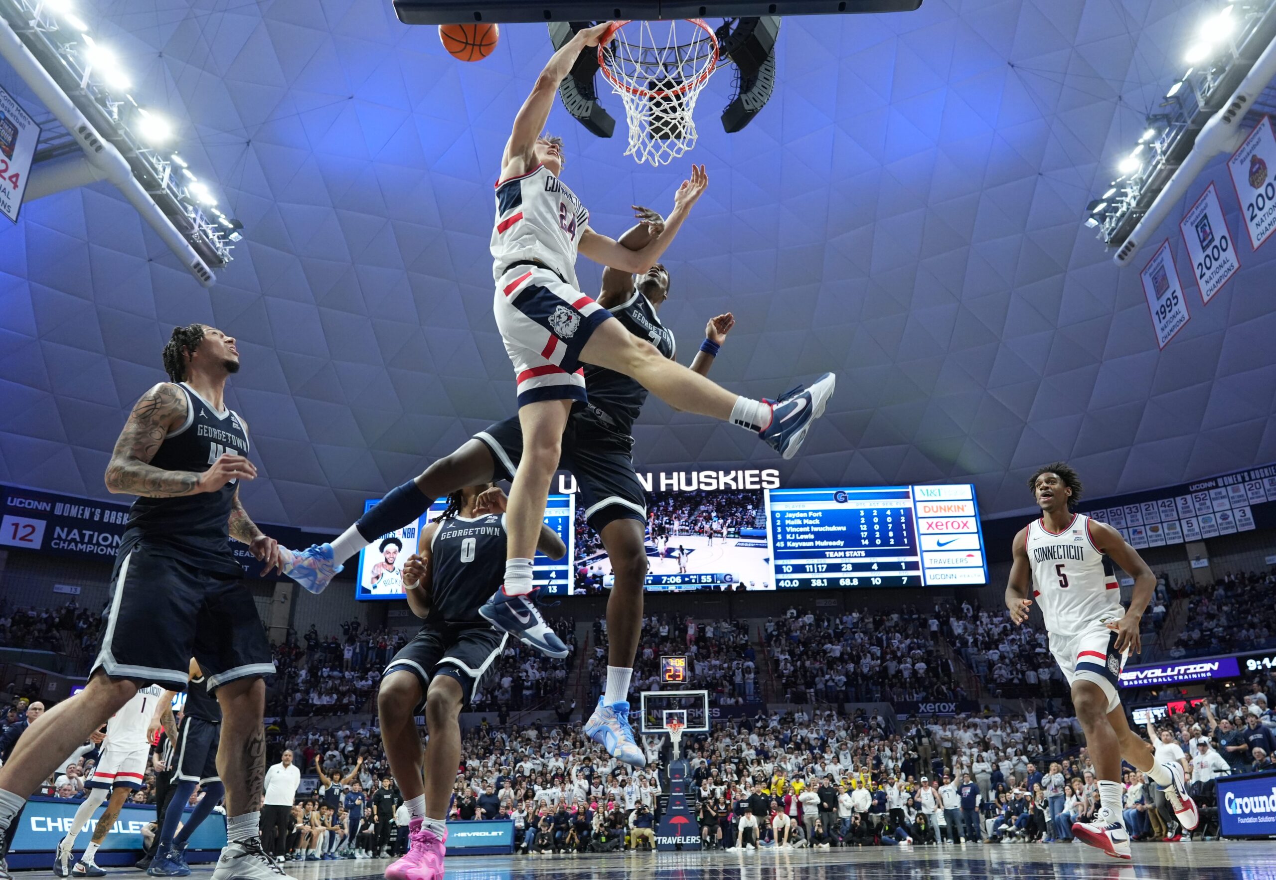 UConn men's basketball back as projected No. 1 seed for NCAA tourney