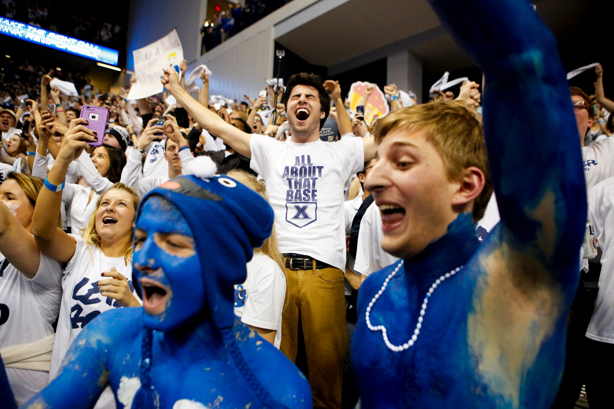 There were 10,727 fans in attendance for No. 5 Xavier's win over No. 1 Villanova. It was a then-record in the 16-year history of the Cintas Center.