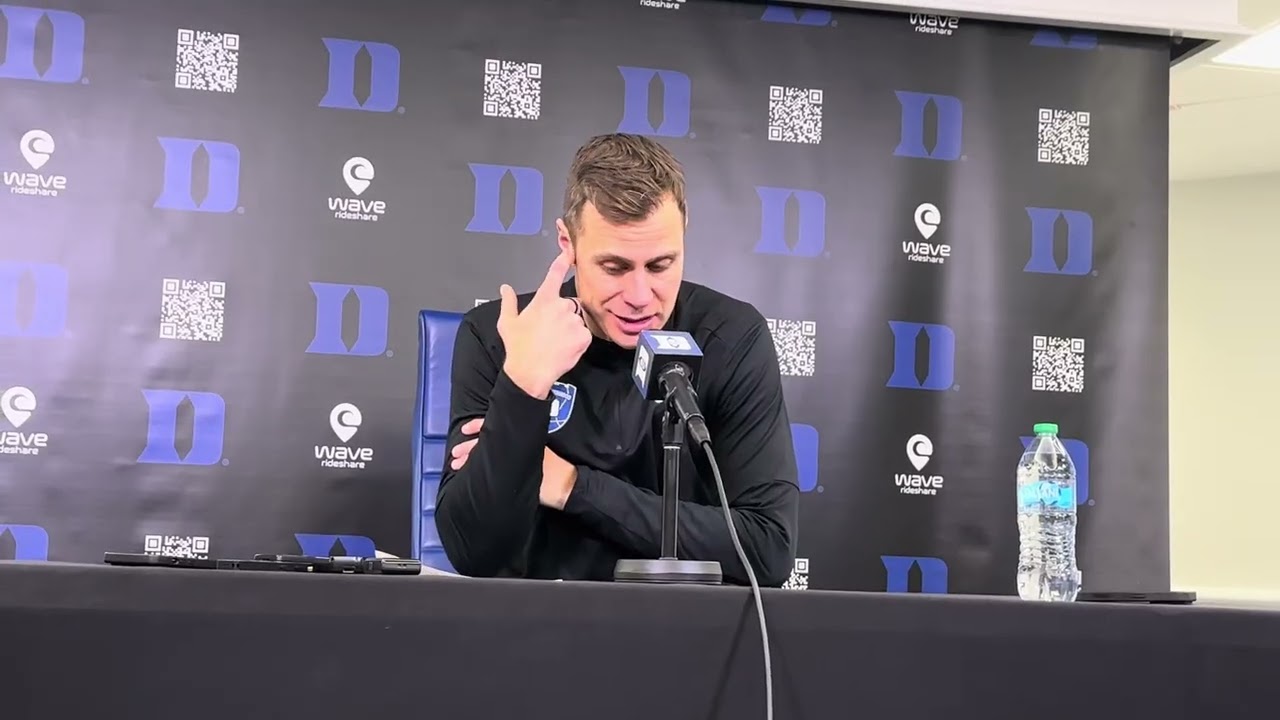 What Duke coach Jon Scheyer had to say about Clemson after 67-54 win
