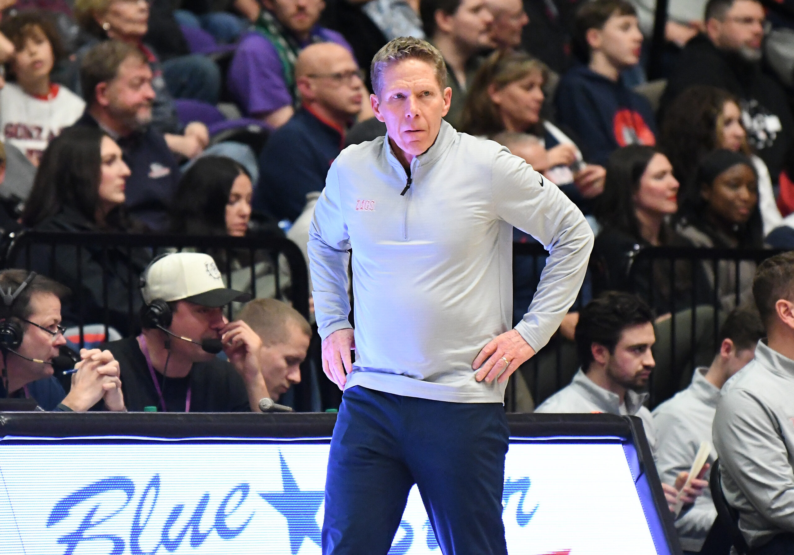 Zags Take Major Fall in AP Poll