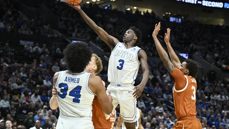AJ Dybantsa stats today: Potential No. 1 pick makes statement in NCAA Tournament debut