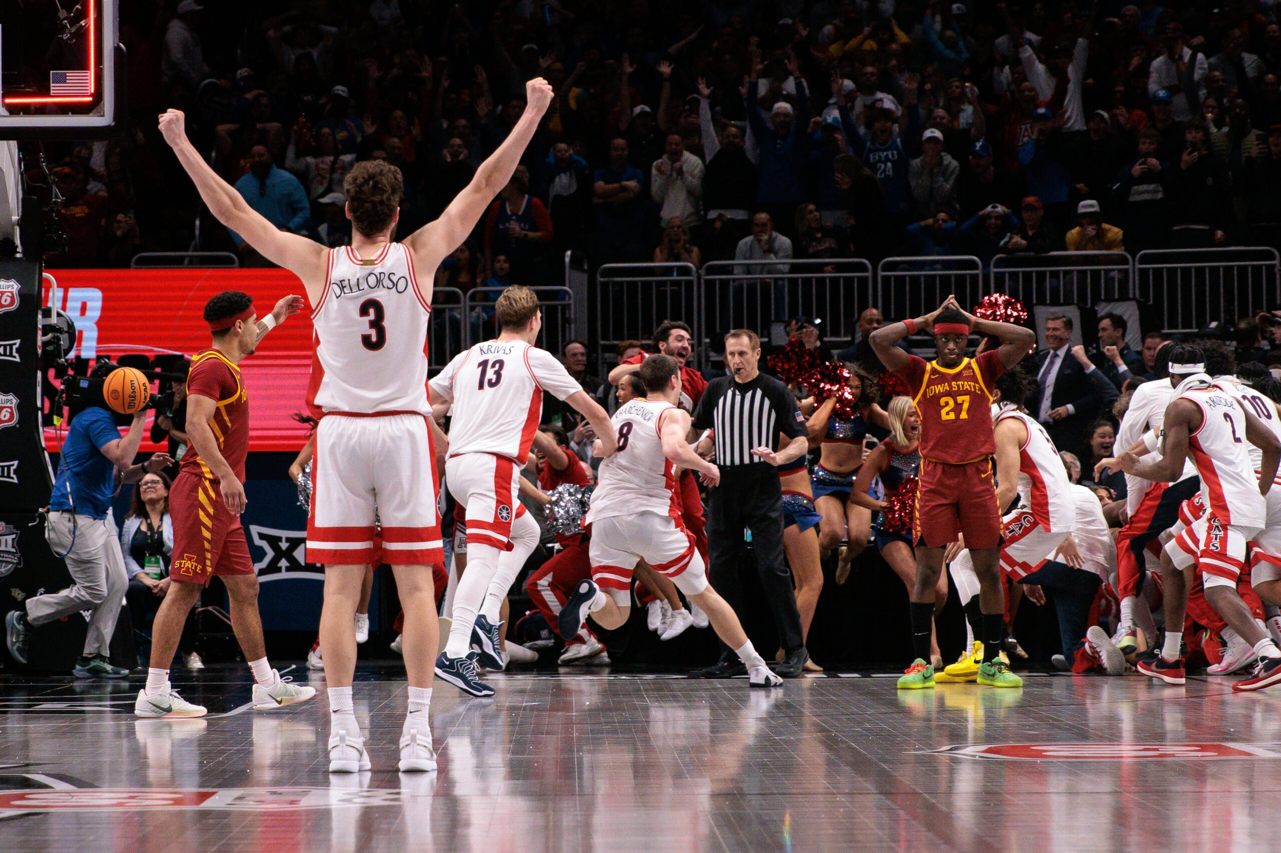 Arizona men’s basketball vs. Houston in Big 12 Tournament: Game time, TV schedule, odds, streaming and more