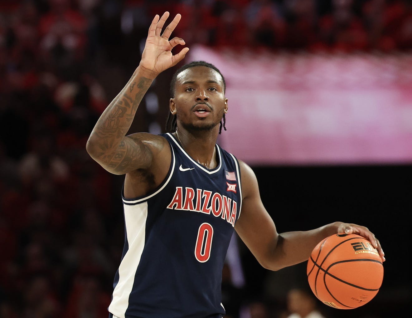 Arizona's Jaden Bradley named Big 12 men's basketball player of year