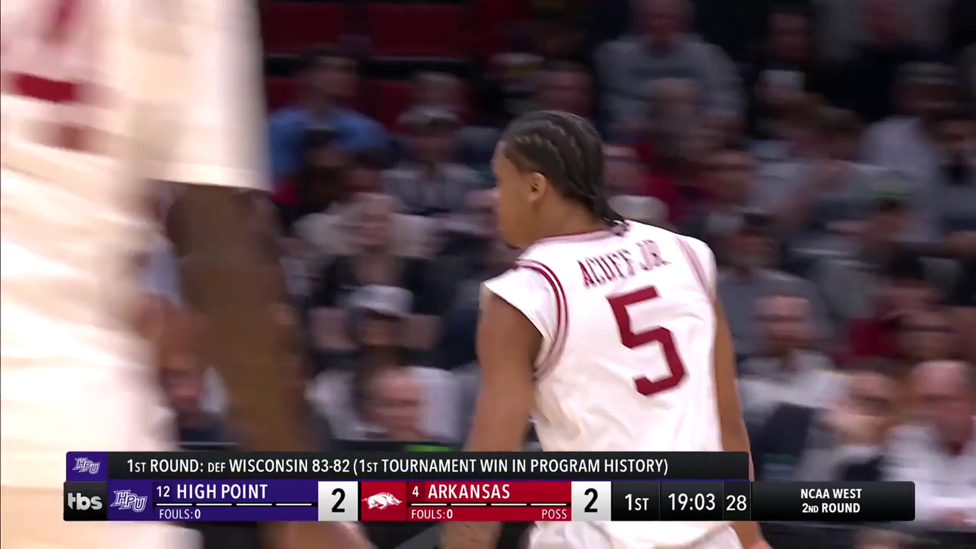 Arkansas Razorbacks vs. High Point Panthers: Game Highlights