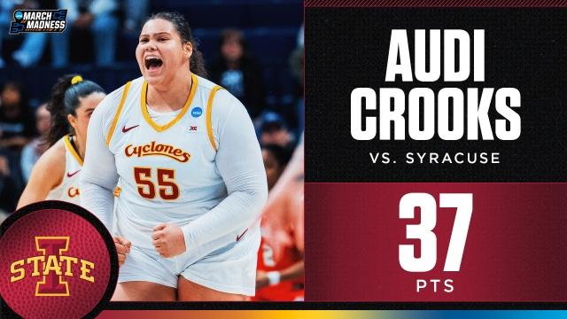 Audi Crooks scores 37 points in Iowa State’s 2026 tournament loss