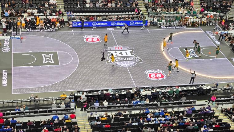 Big 12 tournament court floor controversy: Why conference got rid of LED glass surface after complaints