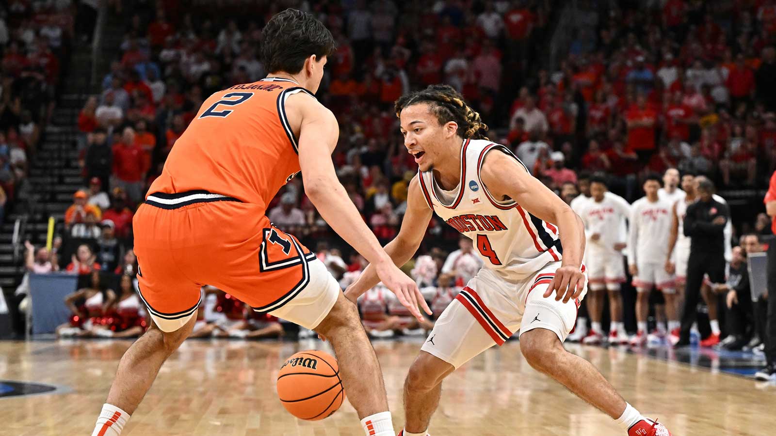 Brad Underwood breaks down how Illinois slowed Kingston Flemings down in Sweet 16