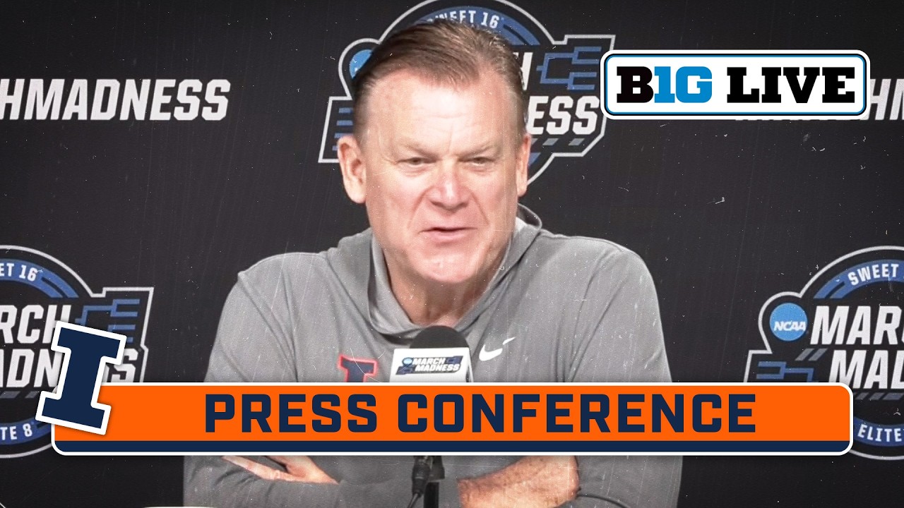 Brad Underwood, Illinois preview Elite 8 vs. Iowa basketball