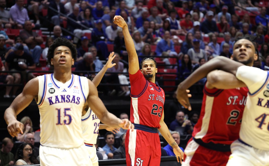 Bryce Hopkins makes St. John’s March Madness history as shooting tear continues