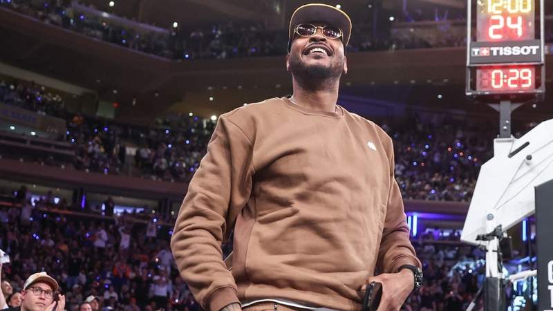 Carmelo Anthony Stamps Arizona as His Pick to Win NCAA National Championship