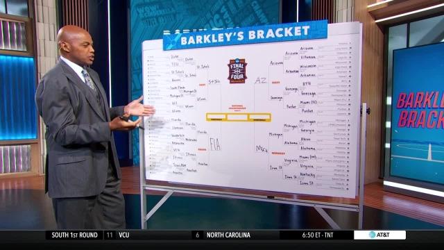 Charles Barkley, Kenny Smith pick their 2026 March Madness brackets