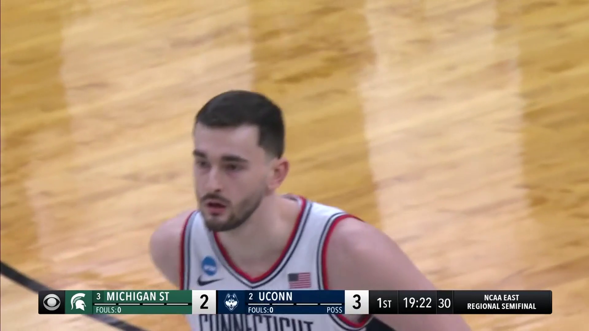 Connecticut Huskies vs. Michigan State Spartans: Game Highlights