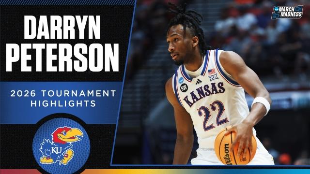 Darryn Peterson 2026 NCAA tournament highlights