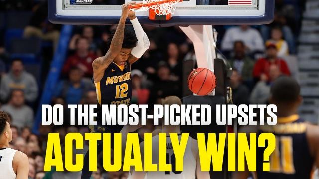 Do the most-picked upsets in March Madness actually win?