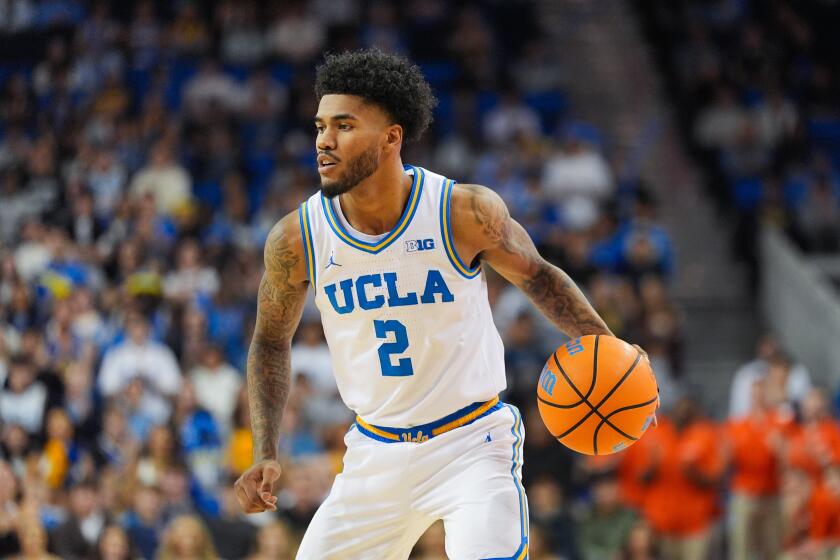 Donovan Dent achieves Big Ten tourney history in UCLA win over Rutgers