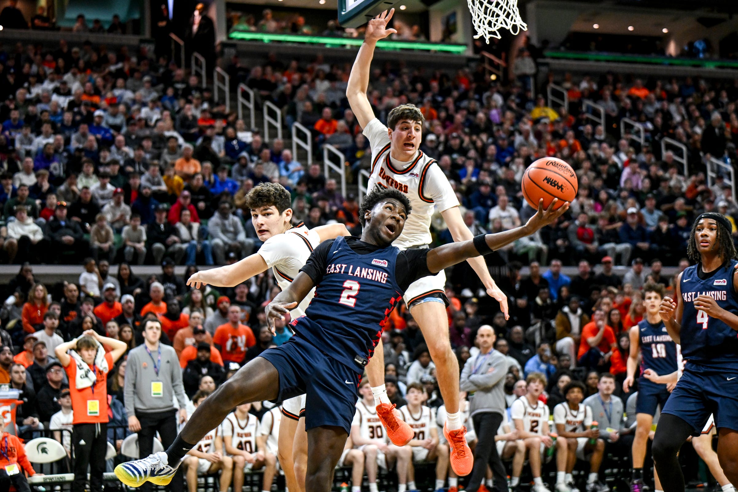 East Lansing boys basketball falls in Division 1 state final