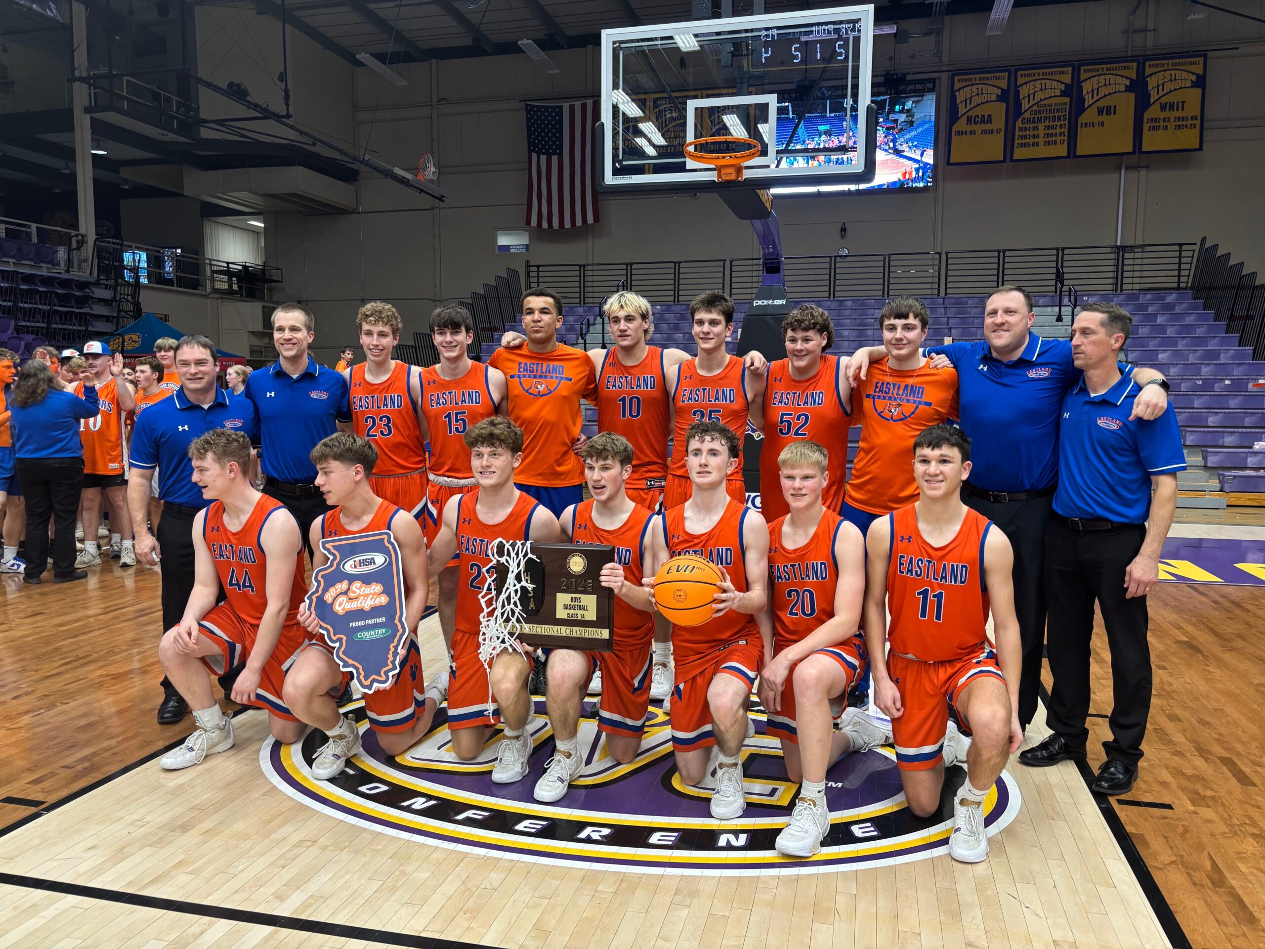 Eastland basketball stays calm, carries on into IHSA 1A state semifinals