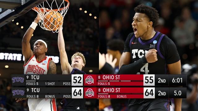 FULL FINISH: TCU-Ohio State first round opener comes down to final seconds
