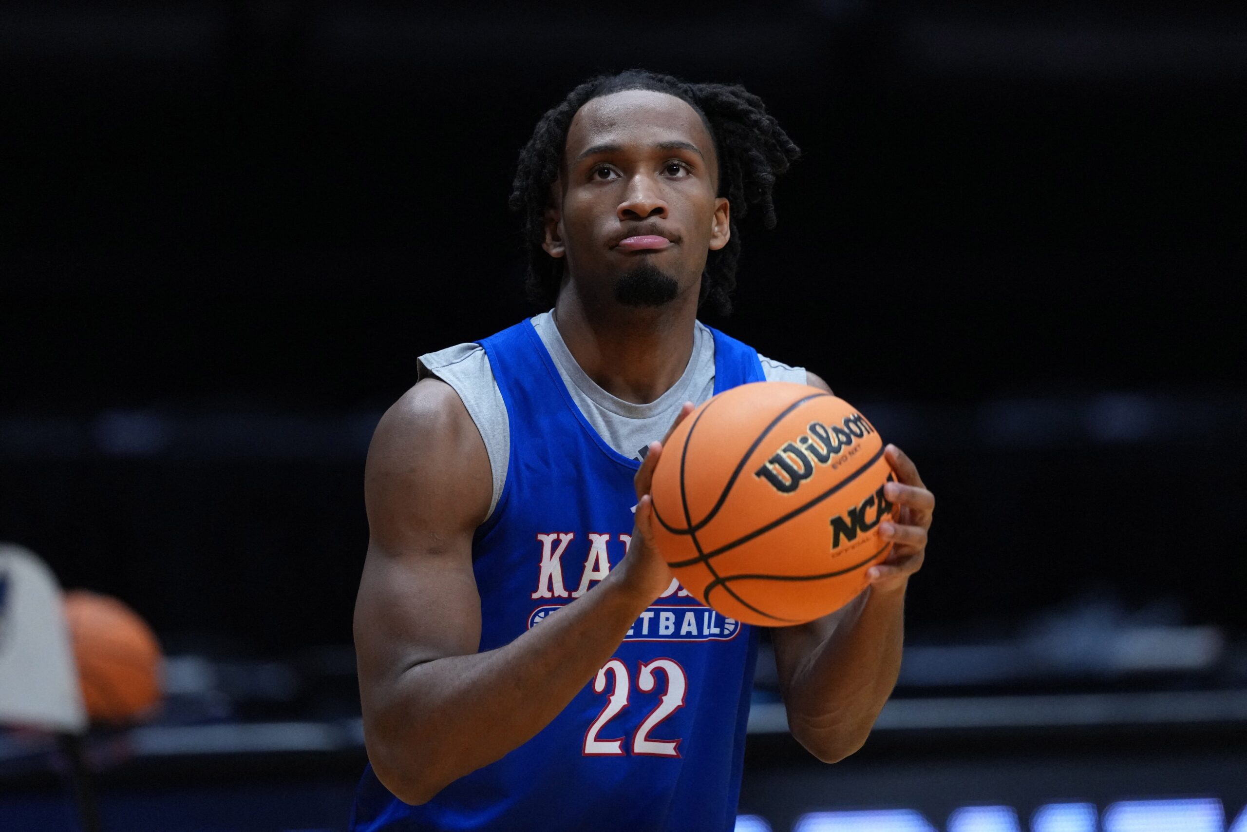 How many points did Kansas' Darryn Peterson score vs. Cal Baptist?