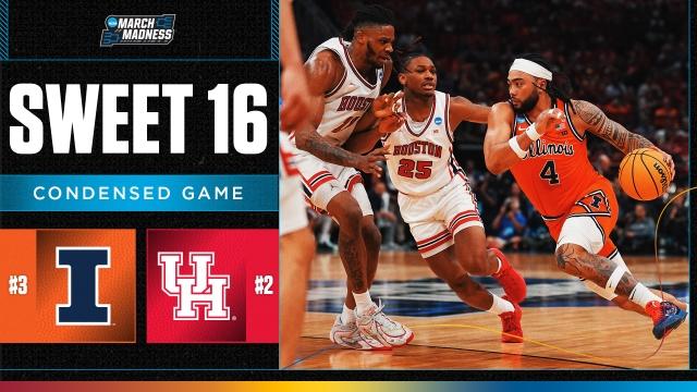 Illinois vs. Houston – Sweet 16 NCAA tournament extended highlights
