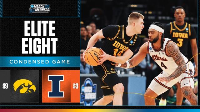 Illinois vs. Iowa - Elite Eight NCAA tournament extended highlights