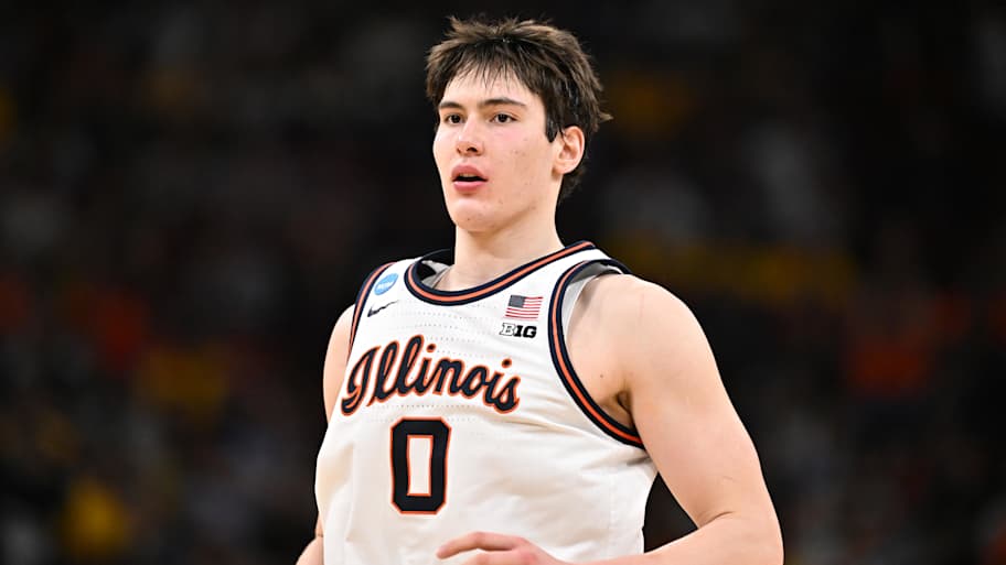 Incredible video of David Mirkovic after Elite 8 win shows just how much it means to Illini