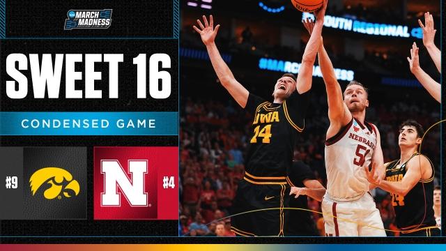 Iowa vs. Nebraska – Sweet 16 NCAA tournament extended highlights