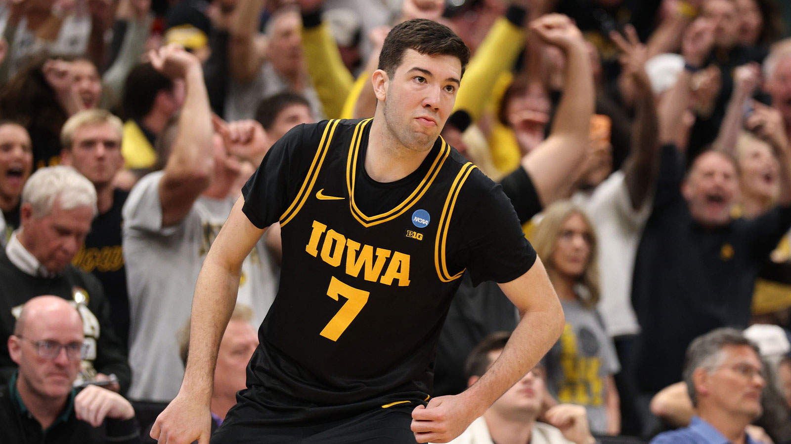 Iowa’s Alvaro Folguerias’ reaction to Florida stunner perfectly sums up March