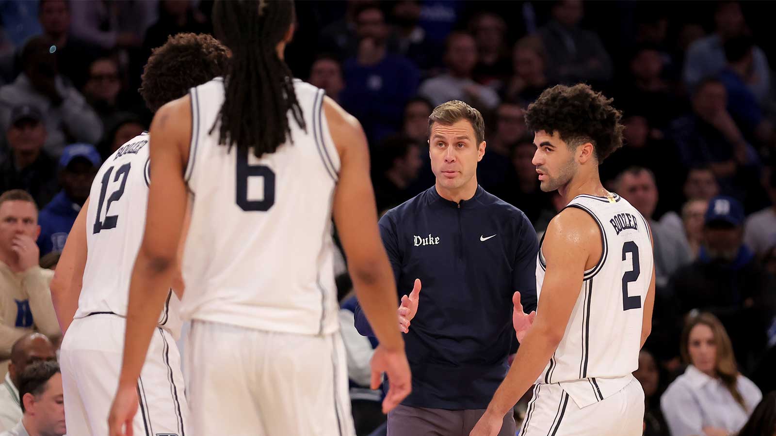 Jon Scheyer’s ACC Tournament revelation on Caleb Foster, Patrick Ngongba injuries