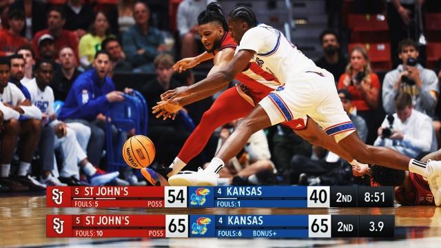 Kansas’ full comeback vs. St. John’s before UNREAL buzzer-beater