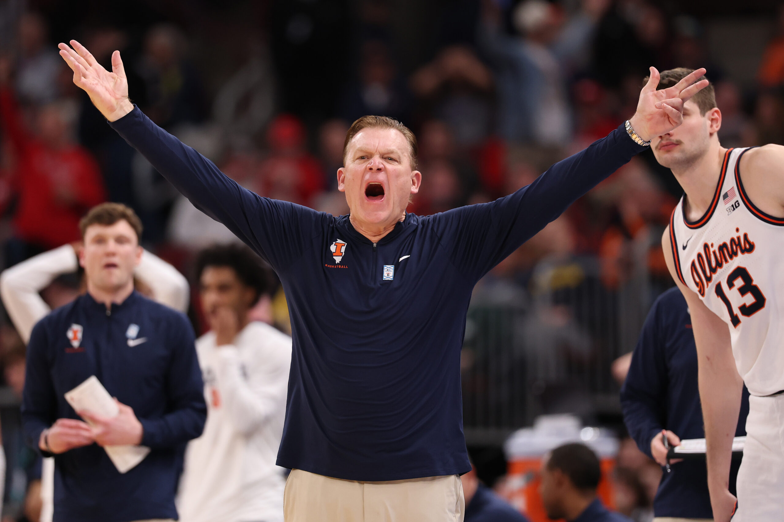 ‘Lack of focus’ ends Illinois’ Big Ten Tournament run early